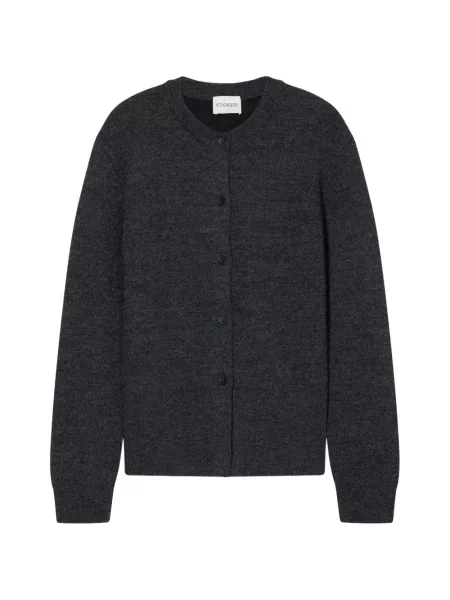 Cardigan Closed cu decolteu rotund gri