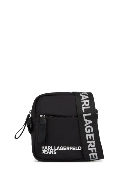 Karl Lagerfeld Jeans geantă mică pentru bărbați negru
