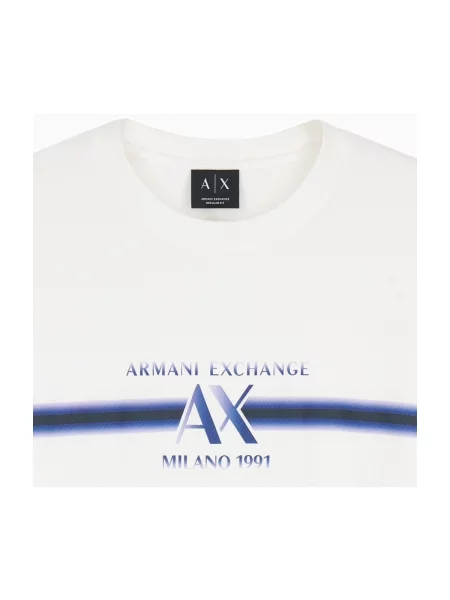 Armani Exchange tricou pentru bărbați din alb