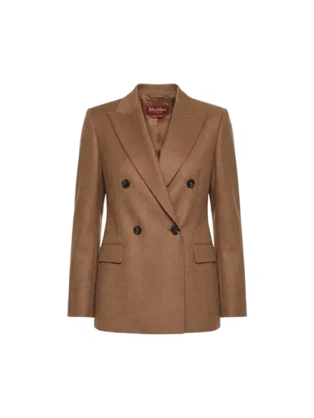 Marynarka Max Mara Studio wełniana brązowa