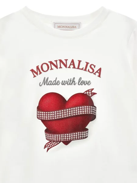 Koszulka dziecięca Monnalisa biała