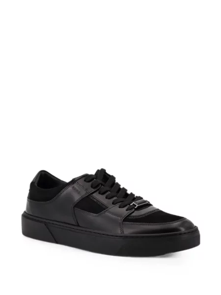 Stras sneakerși Boss din piele negru