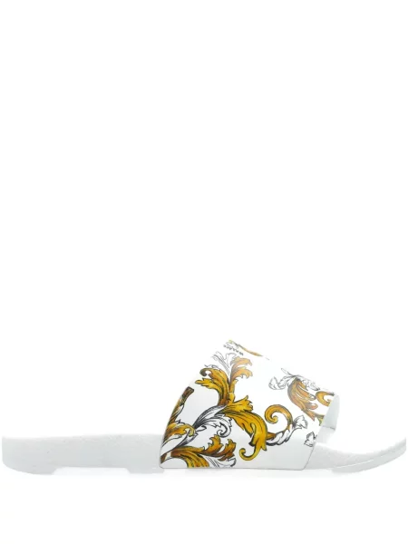 Papuci Versace Jeans Couture alb