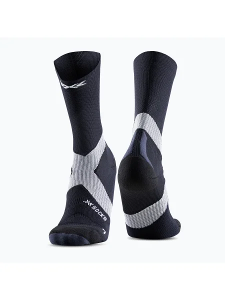 X-Socks Bike Expert Crew Bback/szürke zokni. Méret: EU fekete