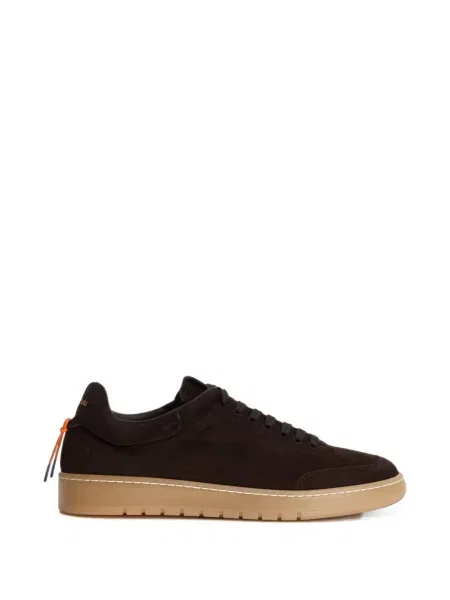 Sneakerși Barracuda din piele de căprioară maro