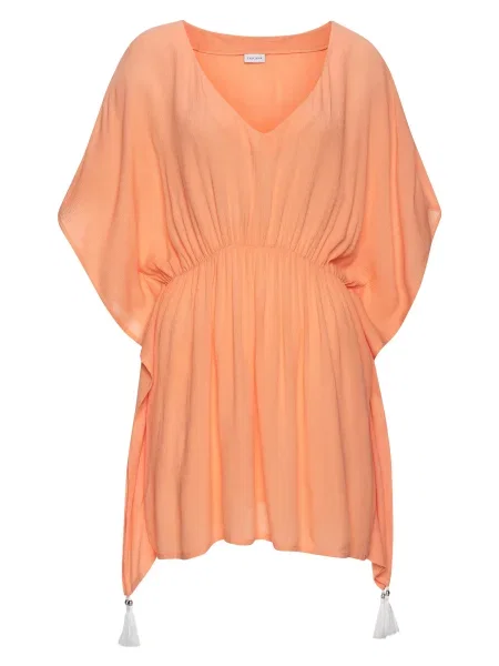 LASCANA Rochie tip bluză piersică portocaliu