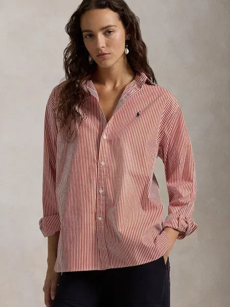 Сорочка Polo Ralph Lauren relaxed класичний комір зелений