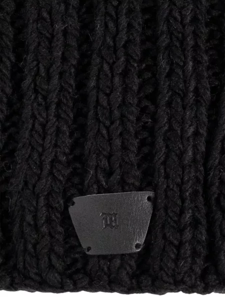 Czapka Misbhv prążkowana czarna