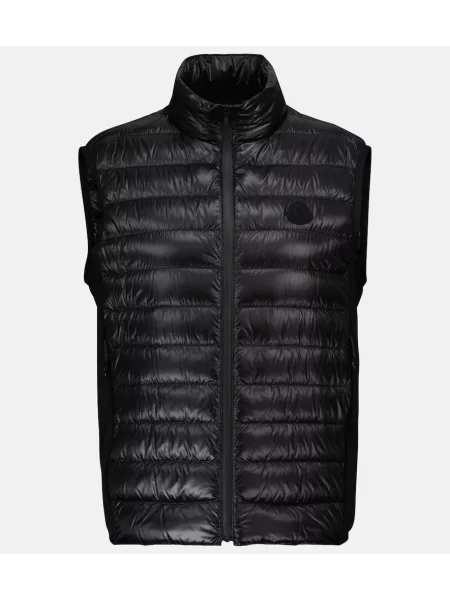 Puh brezrokavnik Moncler črna