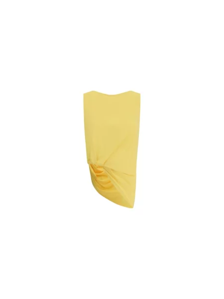 Top Jacquemus żółty
