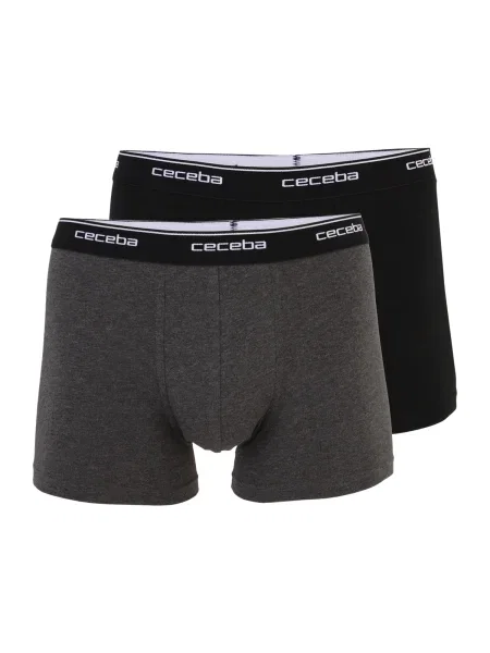 CECEBA Boksarice pegasto siva / črna bela