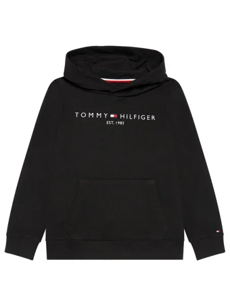 Tommy Hilfiger Суитшърт Essential Hoody черен