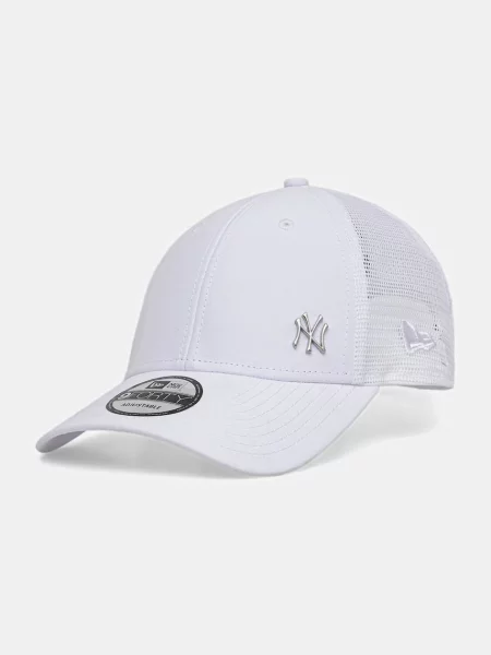 New Era šiltovka trucker FLAWLESS TRUCKER NYY biela