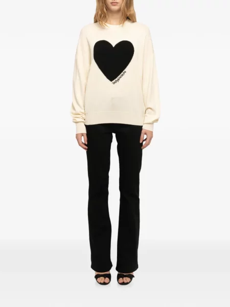 Pulover Zadig&voltaire cu motiv cu inimi