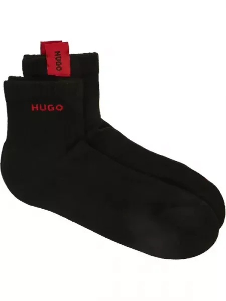 Hugo Bodywear Șosete SH WOVEN LABEL CC negru