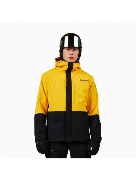 Мъжко скиорско яке Rossignol Desafio 2L Shell saffron ylw жълто