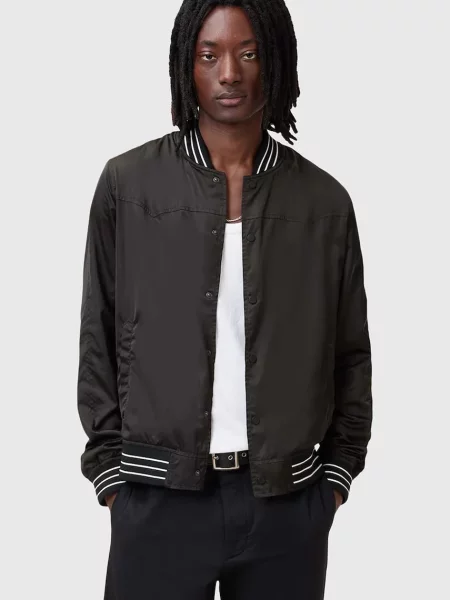 Двостороння куртка-бомбер AllSaints SOUNDVIEW перехідна чорний