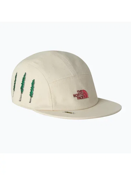 Czapka z daszkiem The North Face Norm Camp white dune/raw undyed/graphics beżowa