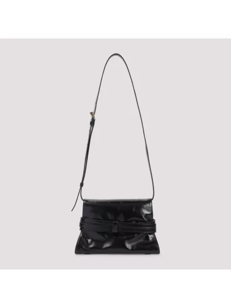 Torebka crossbody Moschino wiązana czarna