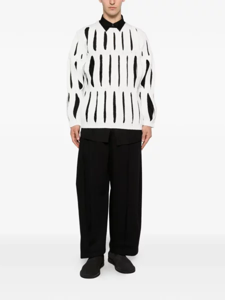 Pulover Comme Des Garcons Homme Plus alb
