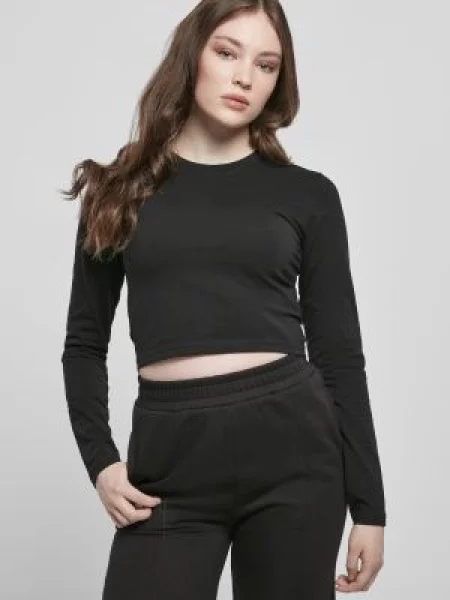 Tricou mânecă lungă Urban Classics negru