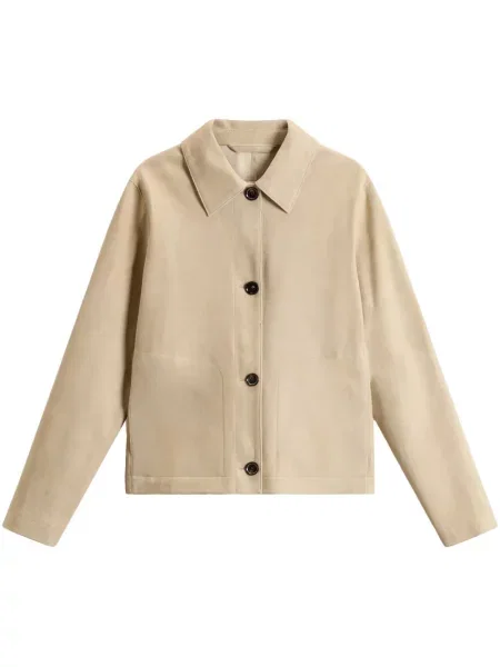 Geacă Woolrich din piele de căprioară