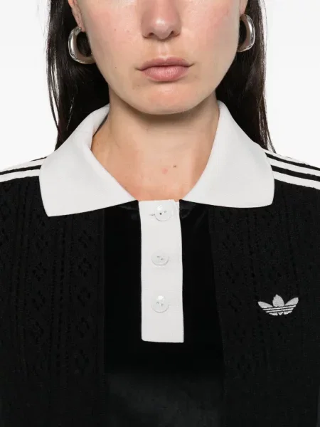 Pantaloni Adidas din velur negru