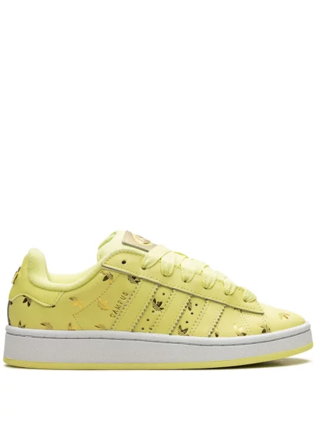Sneakerși Adidas Campus din piele de căprioară galben