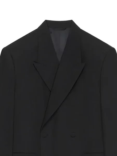 Sacou Givenchy cu două rânduri de nasturi negru