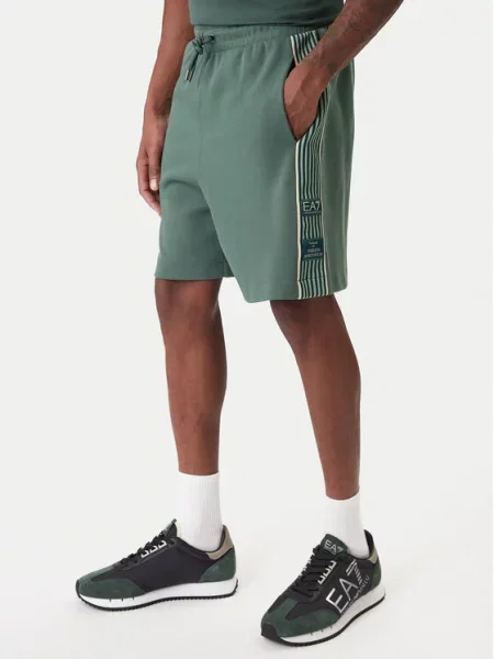 Emporio Armani Sportiniai šortai žalia