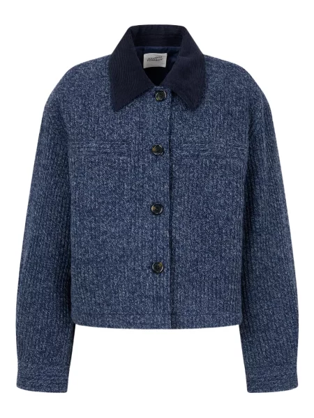 Geacă Studio Tomboy de catifea cord albastru