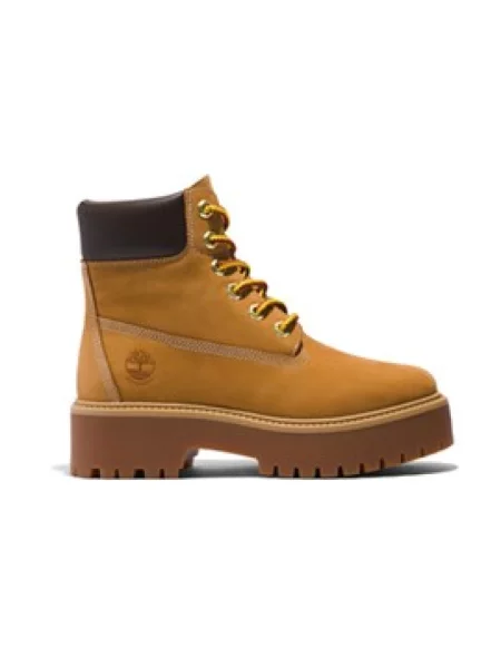 Botki Timberland skórzane beżowe