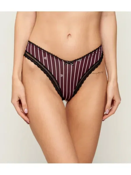 Hugo Bodywear Tanga UNIQUE bordo