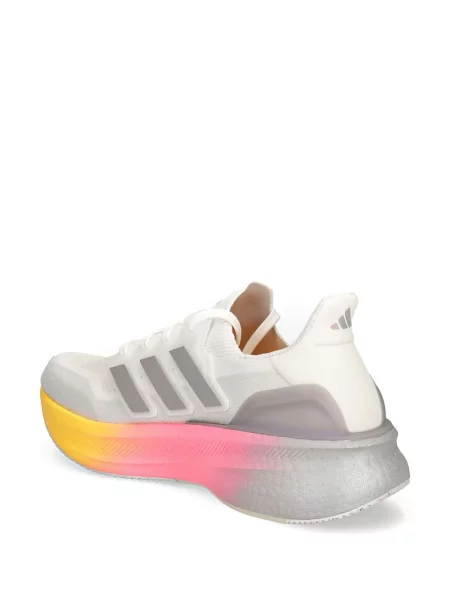 Sneakersy Adidas Terrex w paski z nadrukiem skórzane czarne