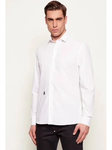 Philipp Plein Cămașă Sugar Daddy alb