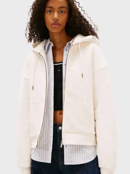 Толстовка Tommy Jeans біла