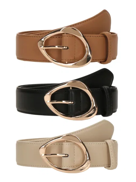 Studioselect Curea ecru / maro caramel negru