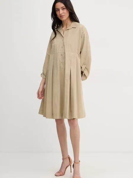 Weekend Max Mara rochie din SEGGIO bej