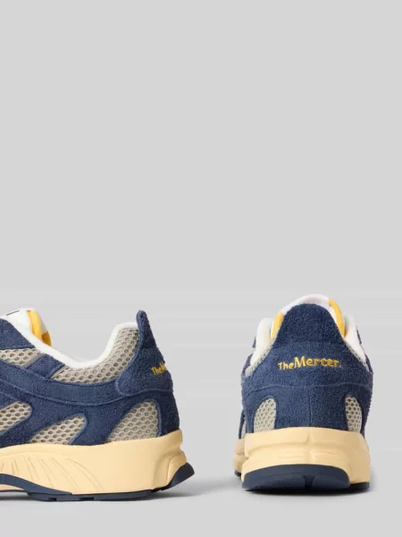Sneakersy z mieszanki skóry model Re-Run Americana' The Mercer granatowe