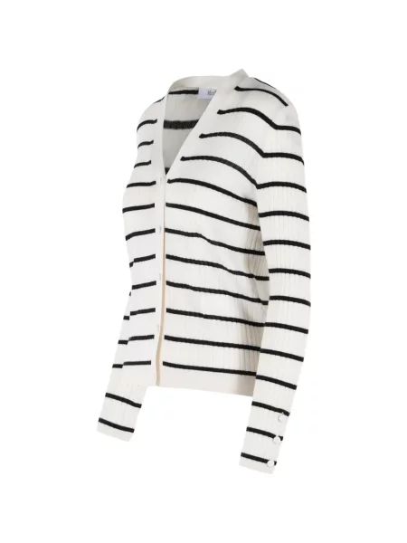 Cardigan Max Mara cu decolteu în V alb