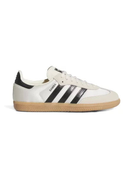 Сатенени маратонки Adidas Samba бяло