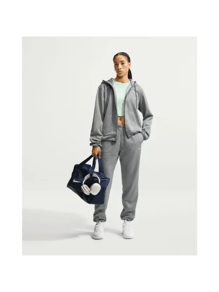 Długie spodnie Nike Studio Fleece Sport Therma-FIT XXS szary