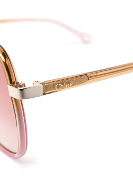 Sluneční brýle Chloé Eyewear žluté