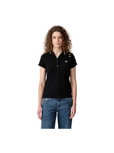 Koszulka polo Fred Perry czarna