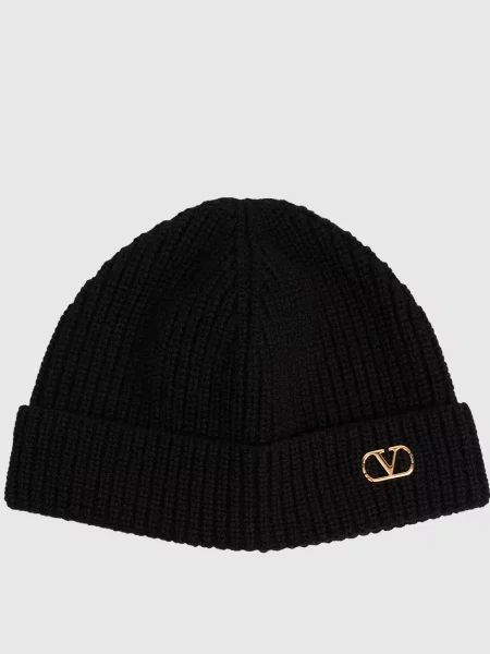 Шапка з кашеміру VLogo Valentino чорна