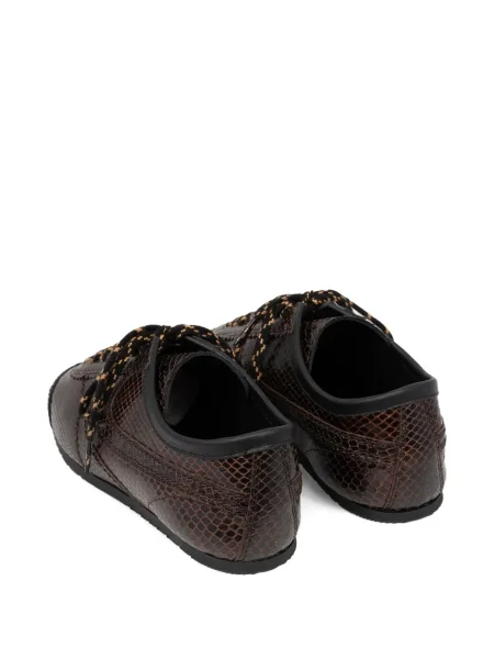 Sneakerși Dries Van Noten din piele maro