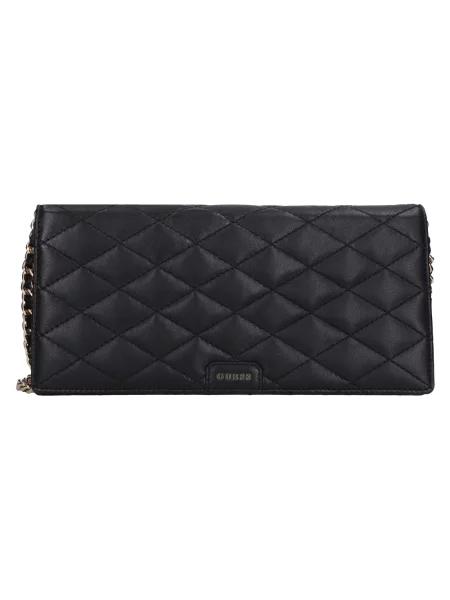 Torebka crossbody Guess pikowana czarna