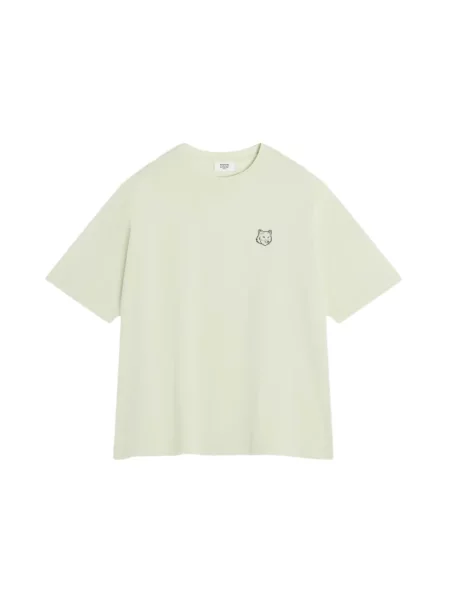 Koszulka Maison Kitsune z krótkim rękawem zielona