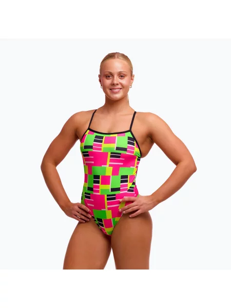 Costum de baie întreg pentru femei Funkita Single Strap One piece blocked again