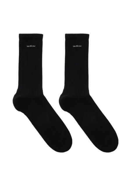 Skarpety Balenciaga z logo białe